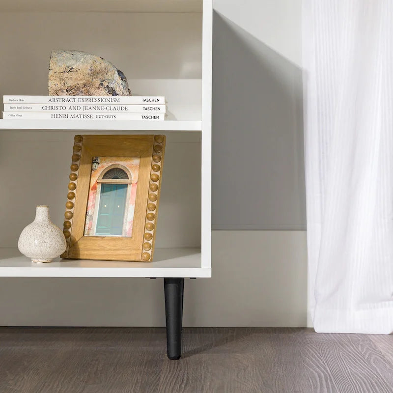 Modern Bookmatch 58-Inch TV Stand