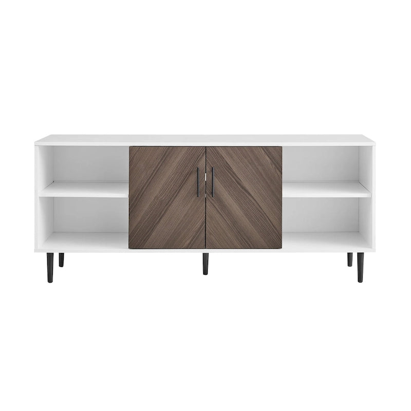 Modern Bookmatch 58-Inch TV Stand
