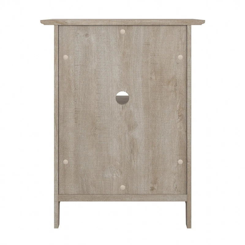 Lateral File Cabinet with Shelf – Washed Gray