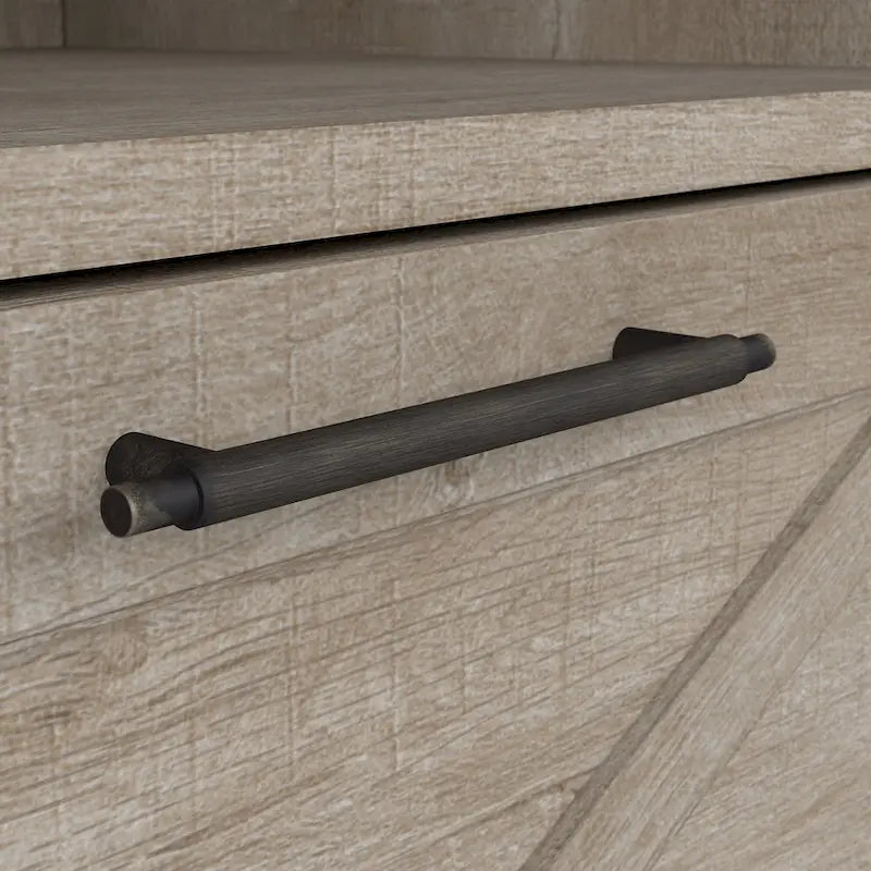 Lateral File Cabinet with Shelf – Washed Gray