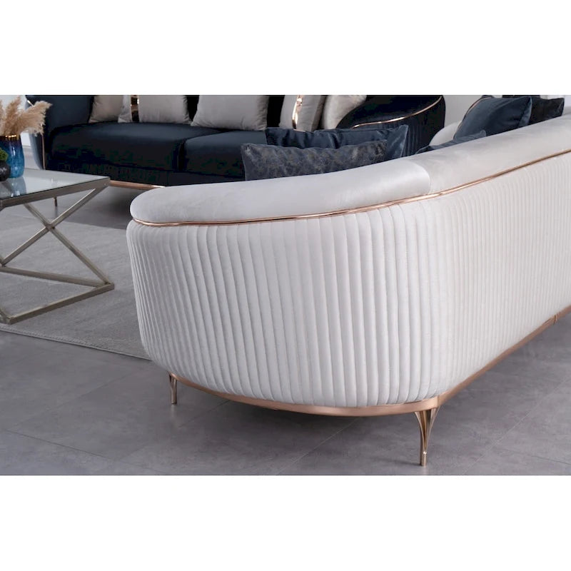 2-Piece Living Room Set – 1 Sofa & 1 Chair