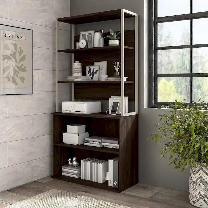 36W Bookcase Hutch