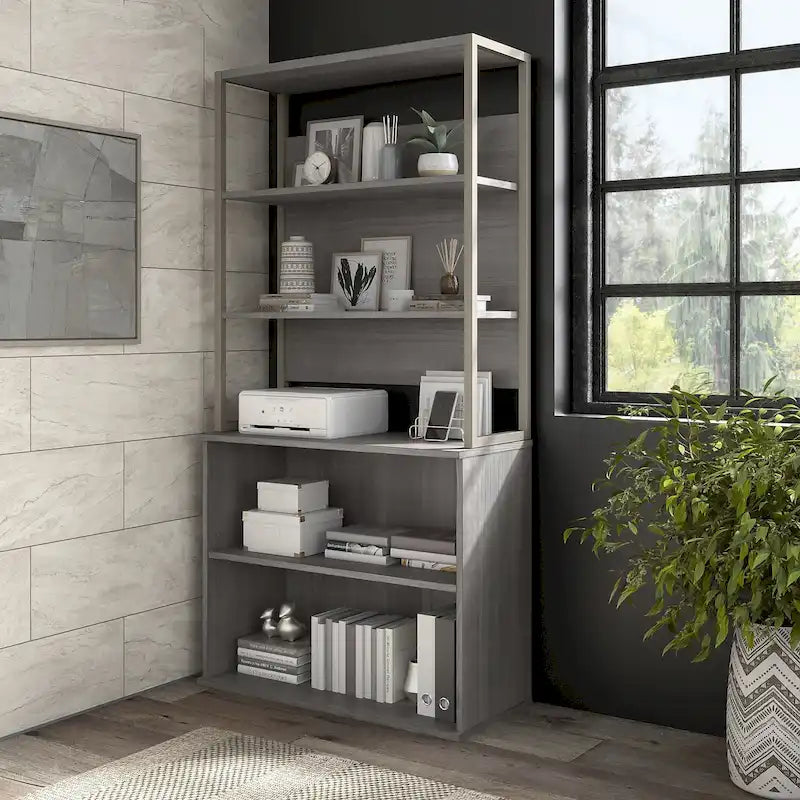 36W Bookcase Hutch