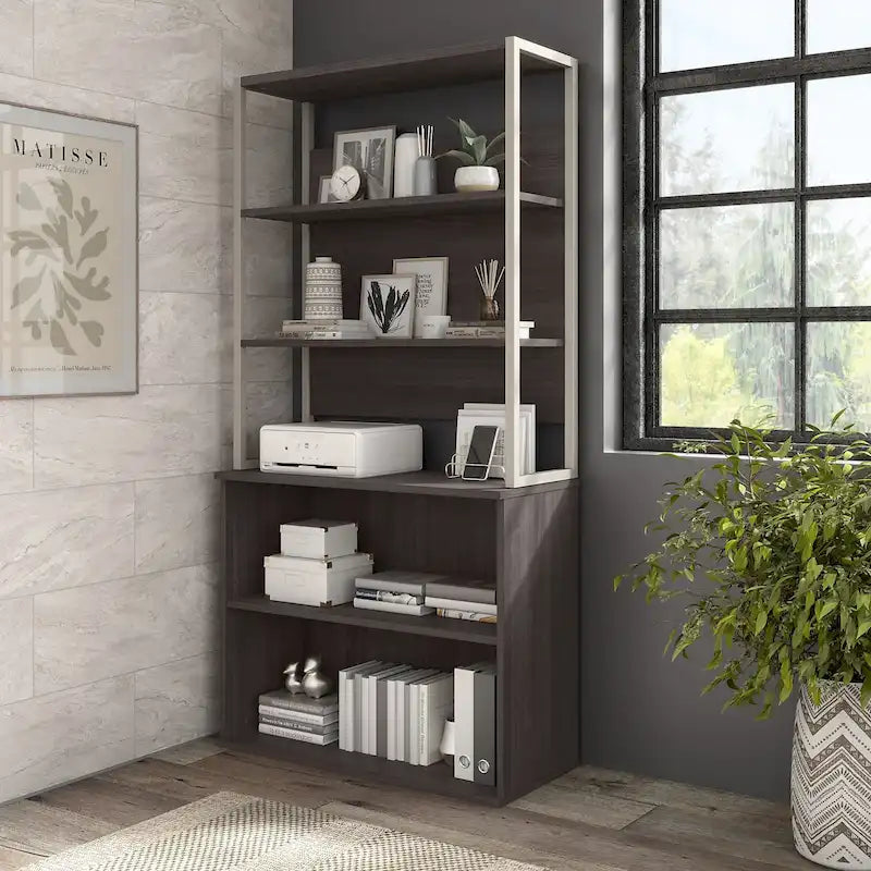 36W Bookcase Hutch