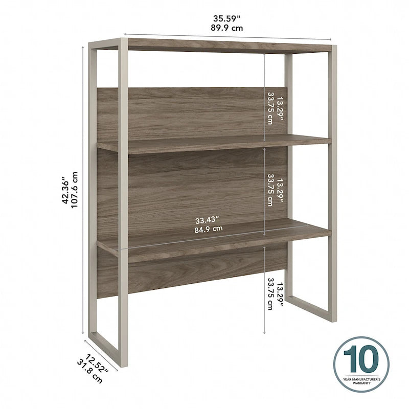 36W Bookcase Hutch