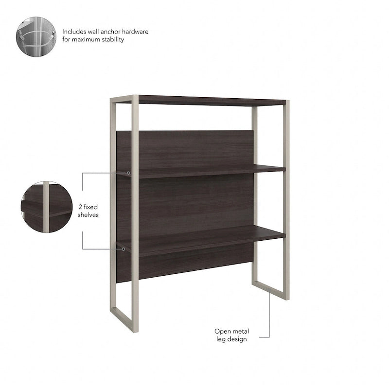 36W Bookcase Hutch