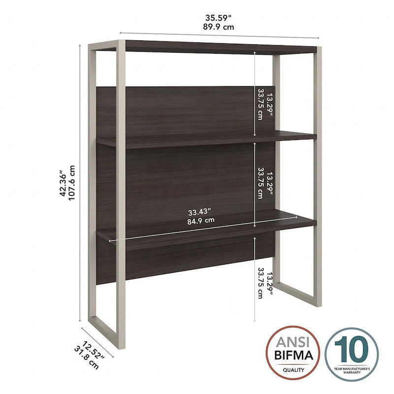 36W Bookcase Hutch