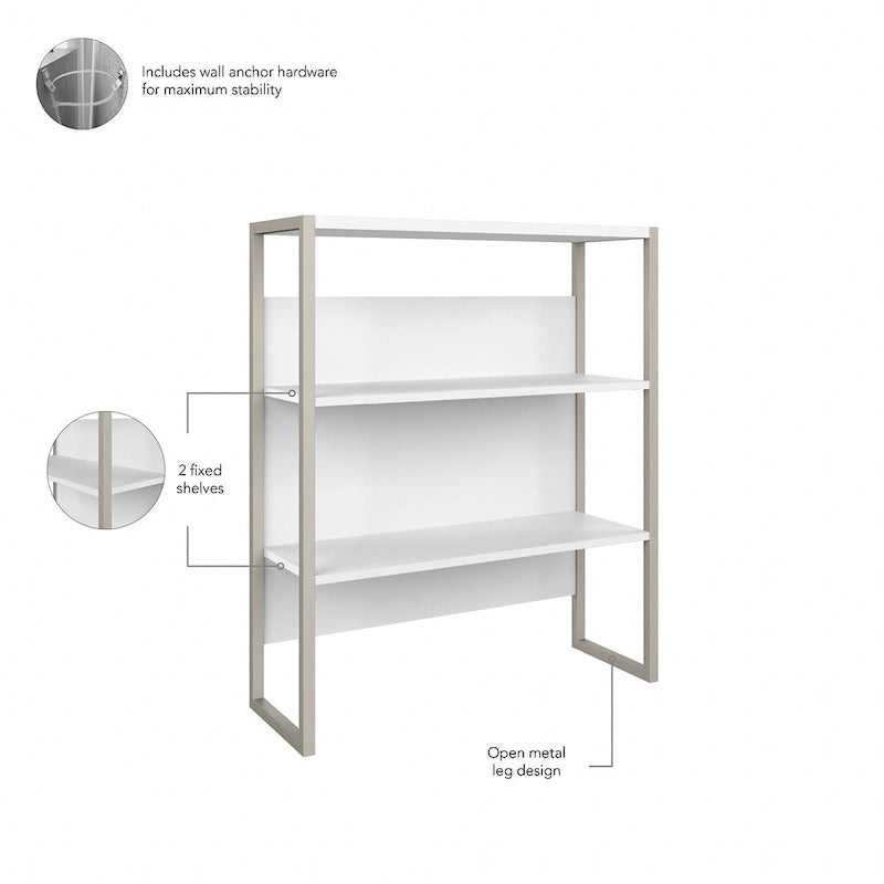 36W Bookcase Hutch