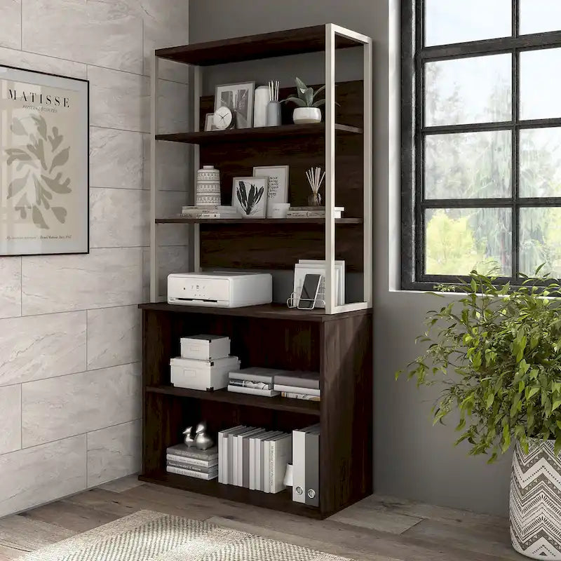 36W Bookcase Hutch