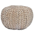 Olivia Jute Handmade Pouf