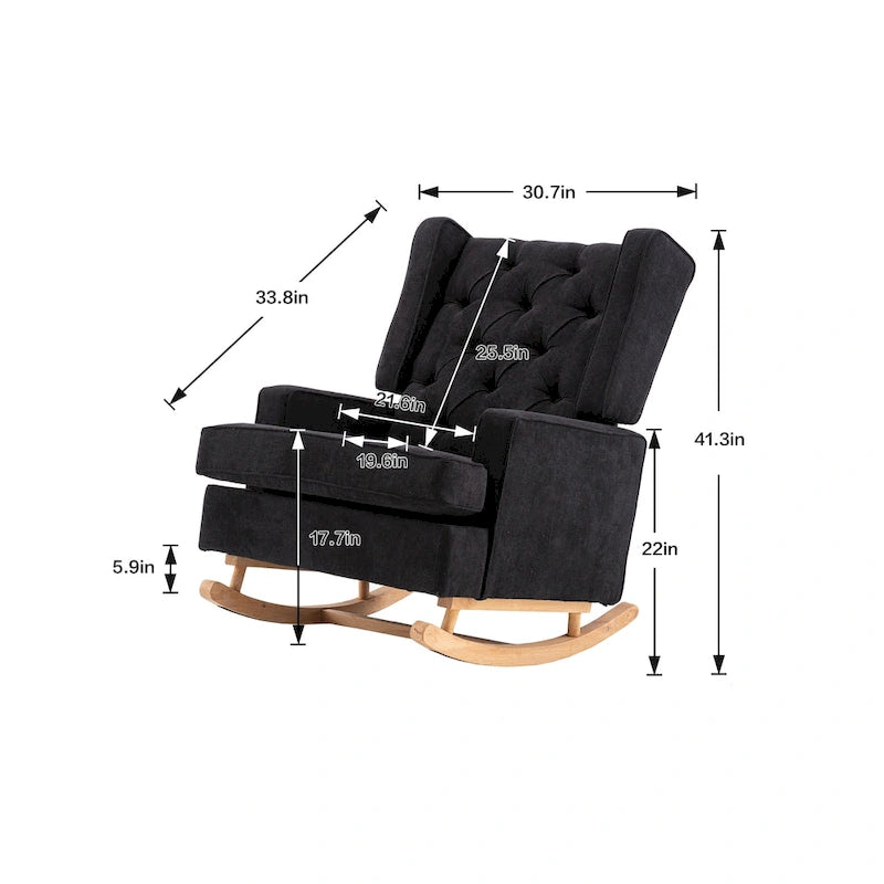 Living room Comfortable rocking chair accent chair