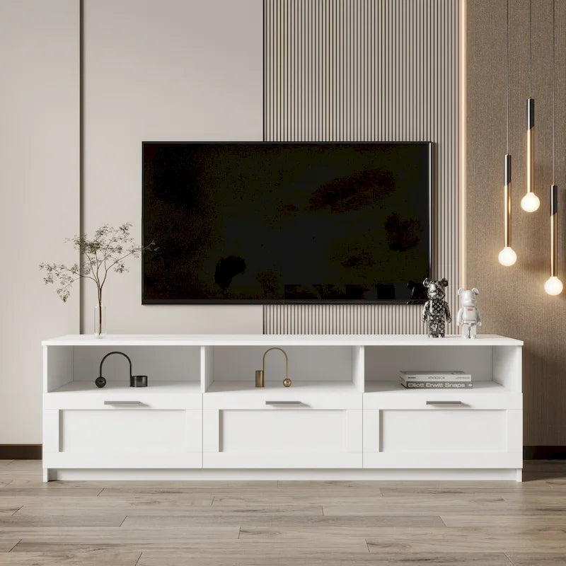Moderní minimalistická TV skříňka Stolek pod TV 80 palců