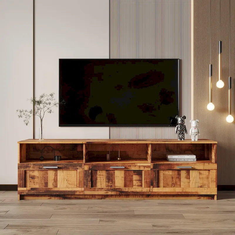Moderní minimalistická TV skříňka Stolek pod TV 80 palců