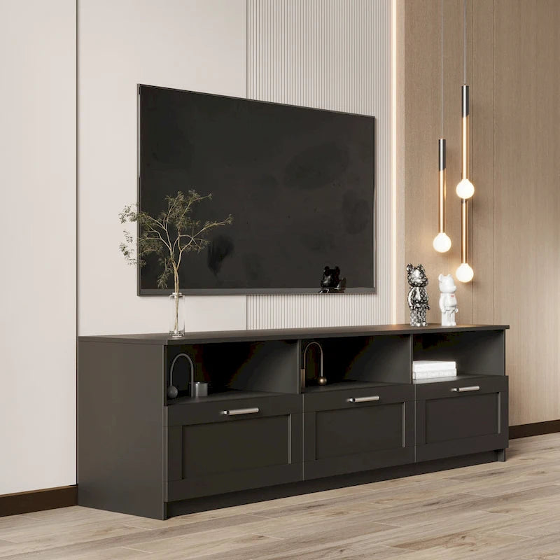 Moderní minimalistická TV skříňka Stolek pod TV 80 palců