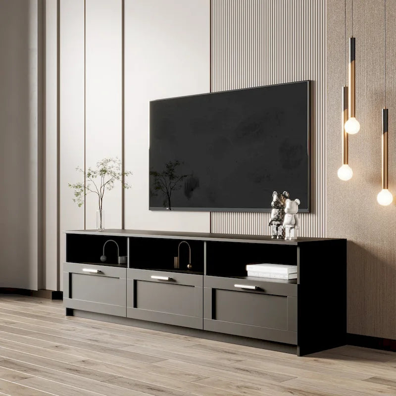 Moderní minimalistická TV skříňka Stolek pod TV 80 palců