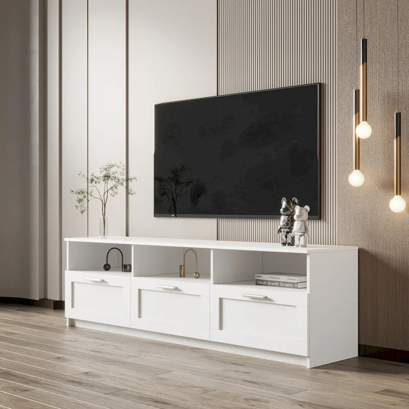Moderní minimalistická TV skříňka Stolek pod TV 80 palců