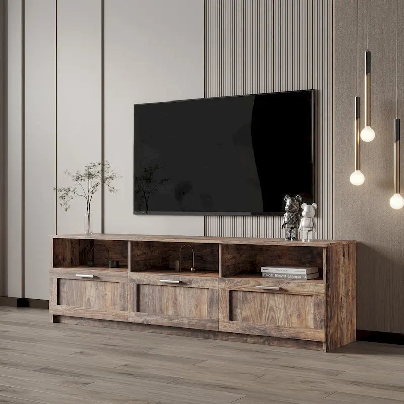 Moderní minimalistická TV skříňka Stolek pod TV 80 palců