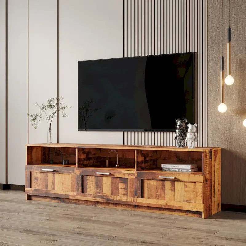 Moderní minimalistická TV skříňka Stolek pod TV 80 palců