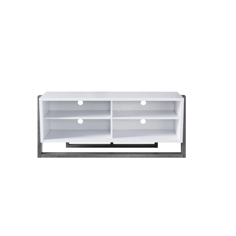 Mid-Century Modern 4-Shelf TV Console