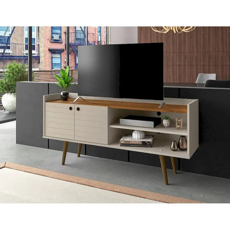 Televizní stolek/konzole ve stylu Mid Century Modern