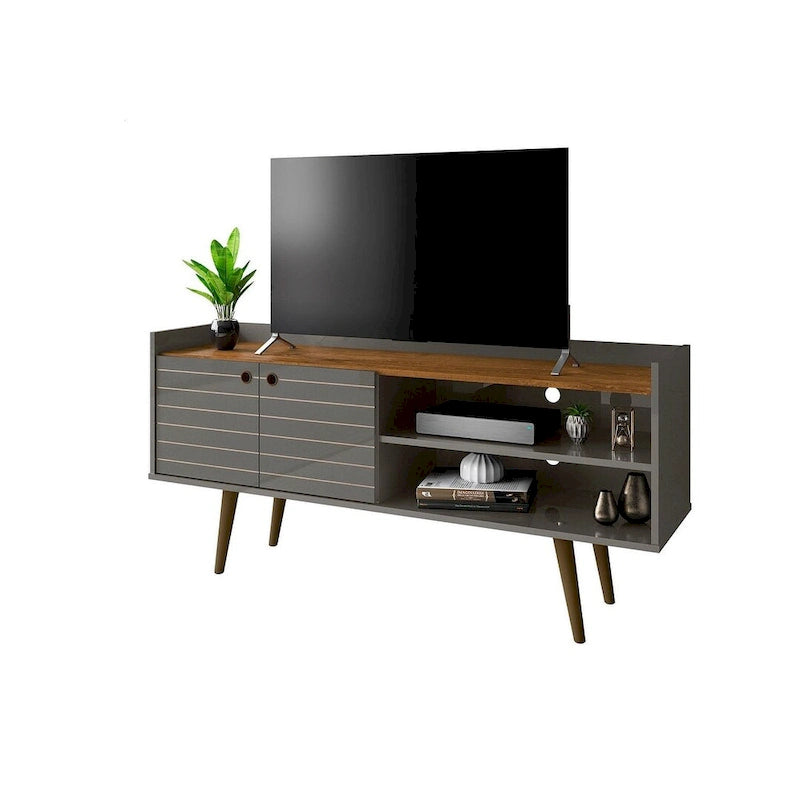 Mid Century Modern Media Cabinet Console