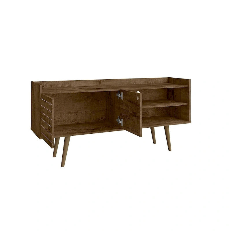 Mid Century Modern Media Cabinet Console
