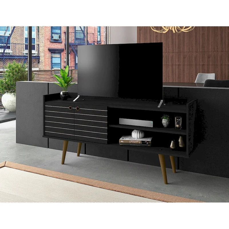 Mid Century Modern Media Cabinet Console