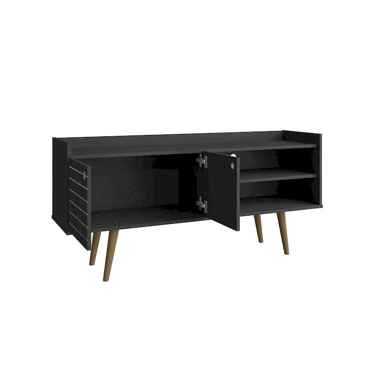 Mid Century Modern Media Cabinet Console