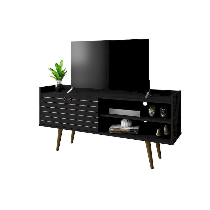 Mid Century Modern Media Cabinet Console