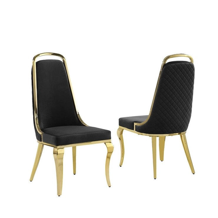 Velvet Side Chairs (Set of 2)
