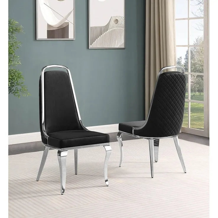 Velvet Side Chairs (Set of 2)