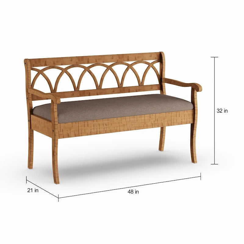 Storage Bench with Seat Cushion