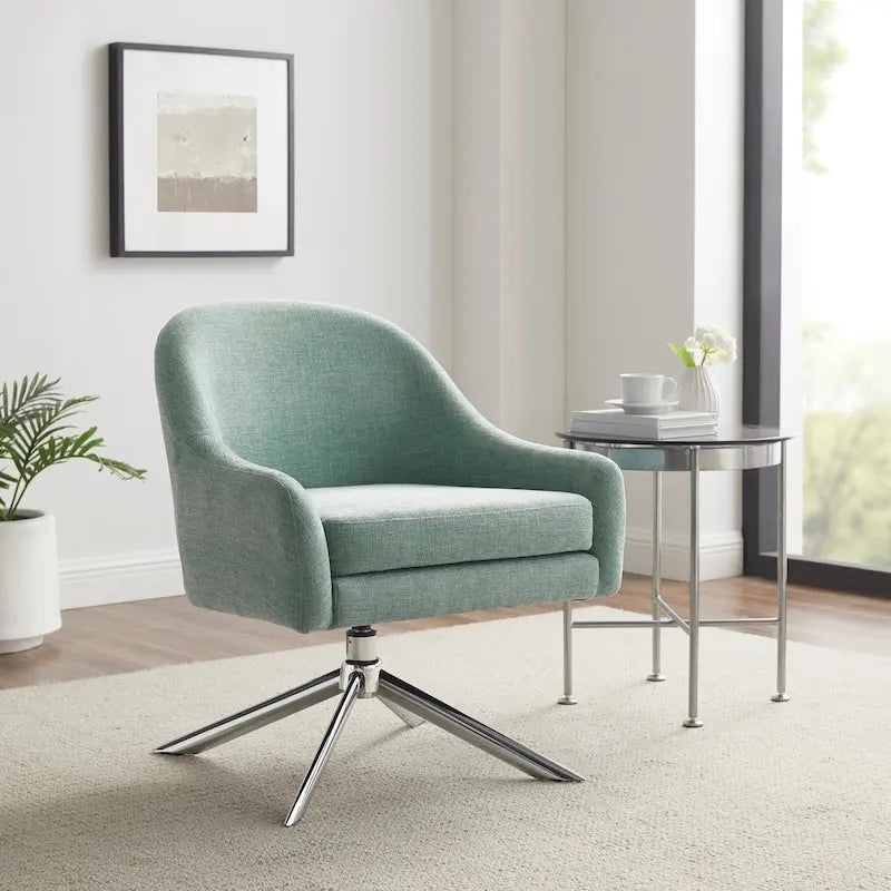 Midcentury Swivel Accent Chair