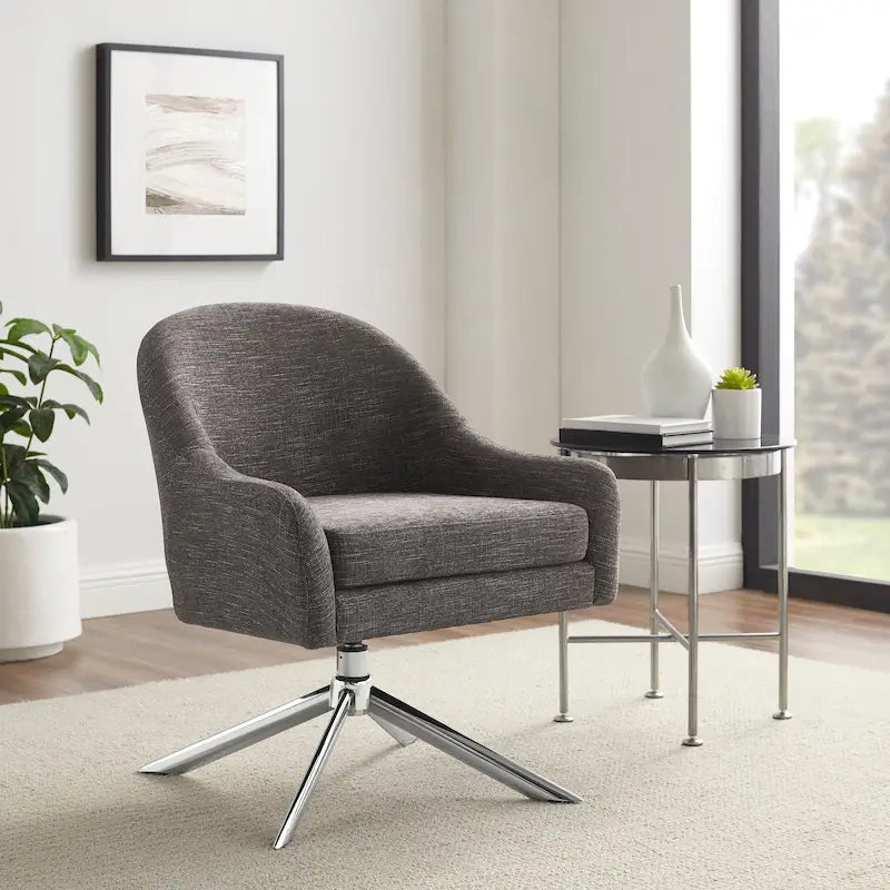 Midcentury Swivel Accent Chair
