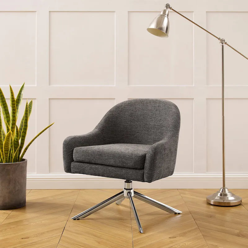 Midcentury Swivel Accent Chair