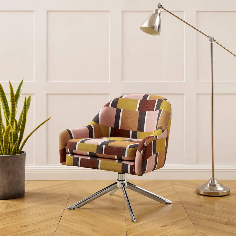 Midcentury Swivel Accent Chair