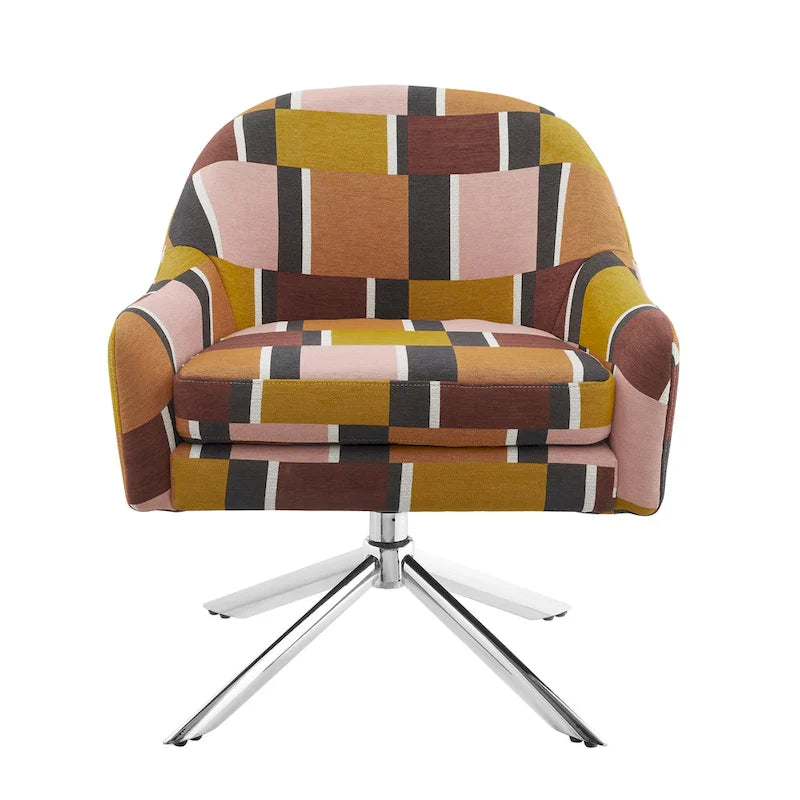 Midcentury Swivel Accent Chair