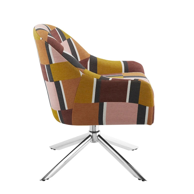 Midcentury Swivel Accent Chair