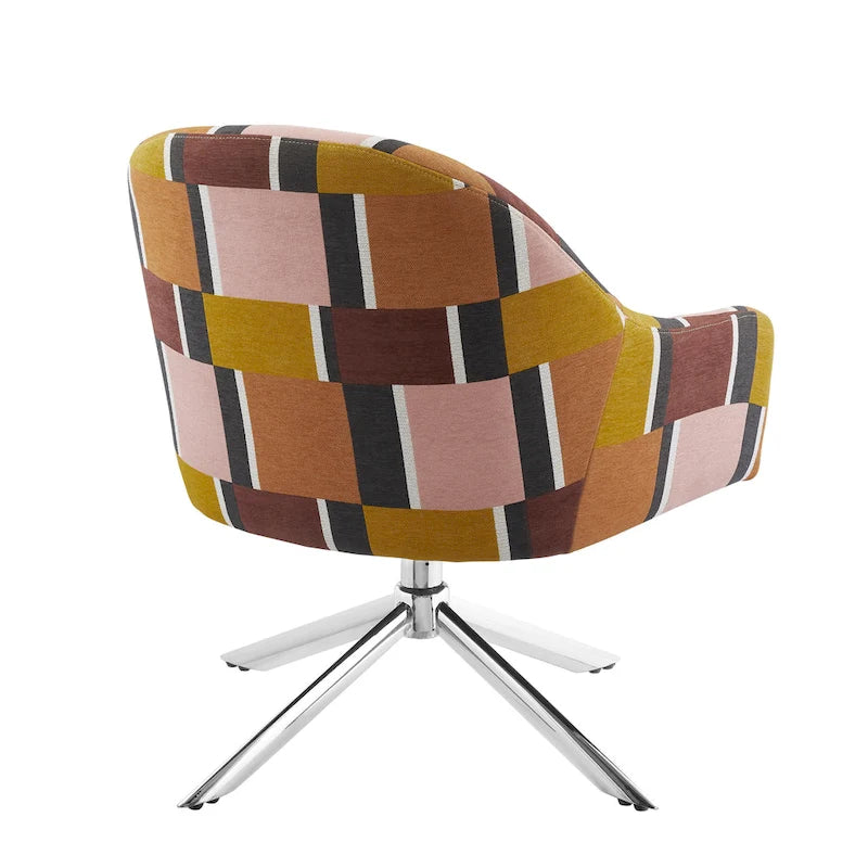 Midcentury Swivel Accent Chair