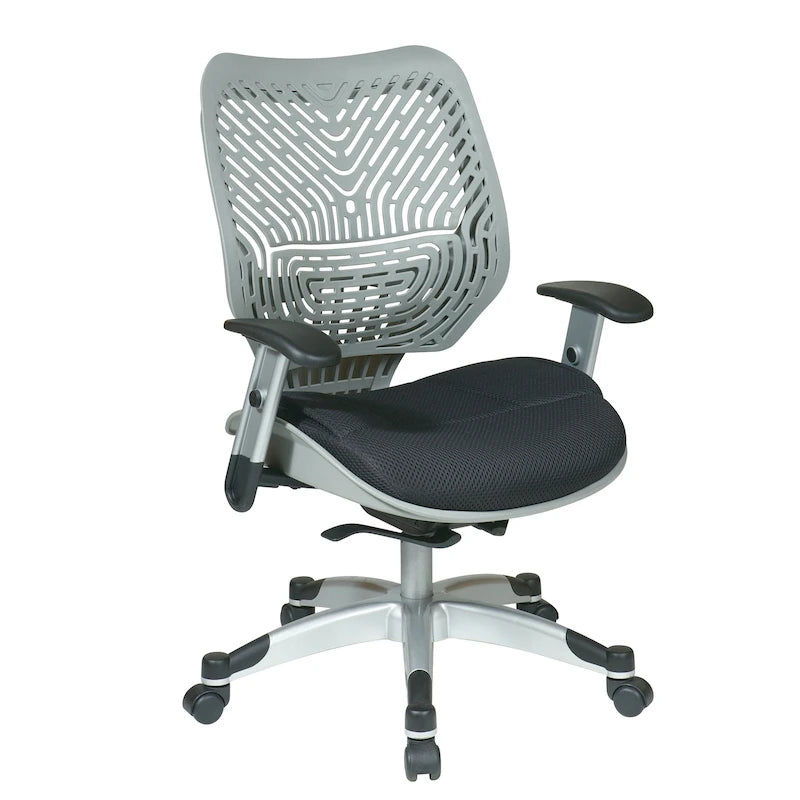 Self-Adjusting Ergonomic Office Chair with Flexible Back