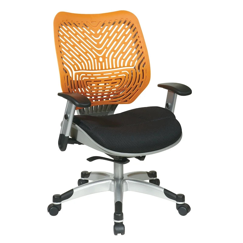 Self-Adjusting Ergonomic Office Chair with Flexible Back