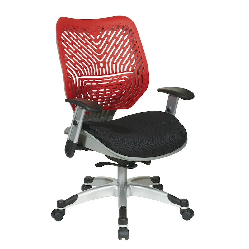 Self-Adjusting Ergonomic Office Chair with Flexible Back