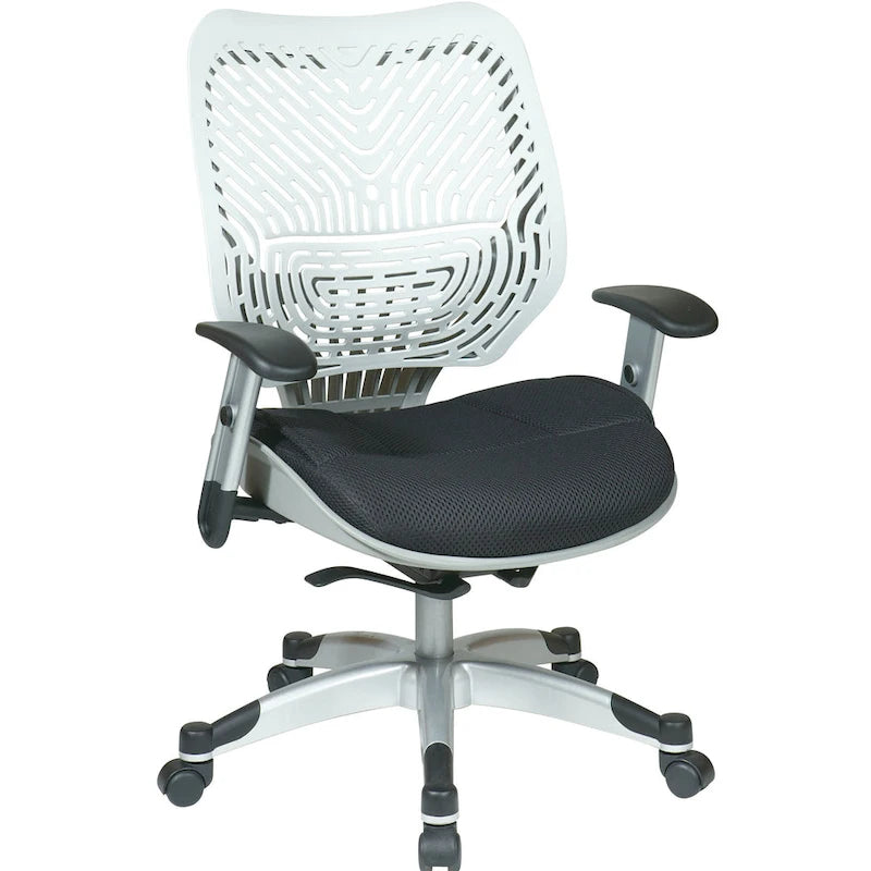 Self-Adjusting Ergonomic Office Chair with Flexible Back