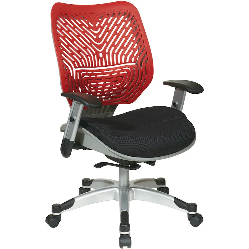 Self-Adjusting Ergonomic Office Chair with Flexible Back