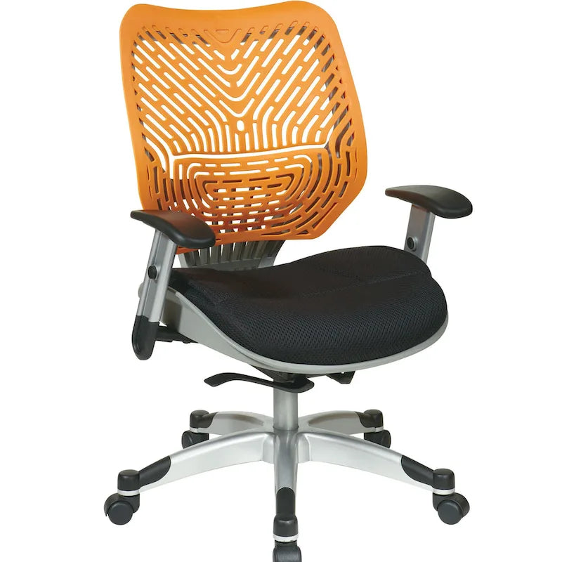 Self-Adjusting Ergonomic Office Chair with Flexible Back