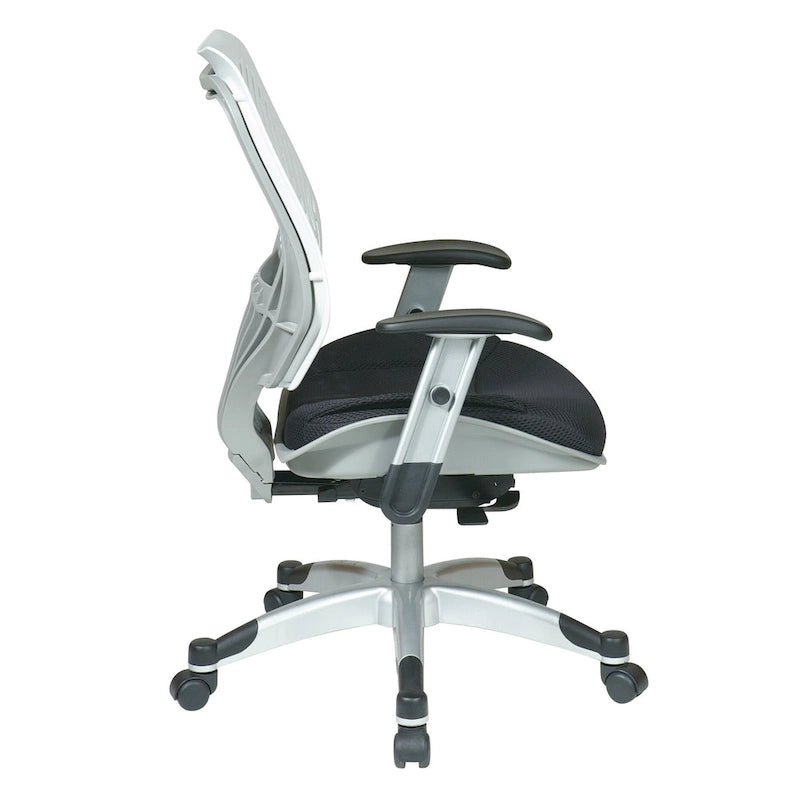 Self-Adjusting Ergonomic Office Chair with Flexible Back