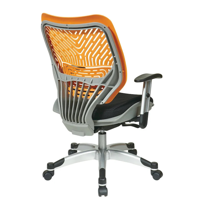 Self-Adjusting Ergonomic Office Chair with Flexible Back