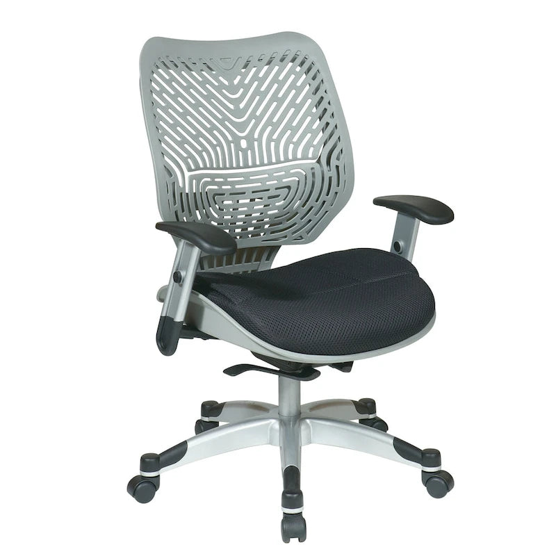 Self-Adjusting Ergonomic Office Chair with Flexible Back
