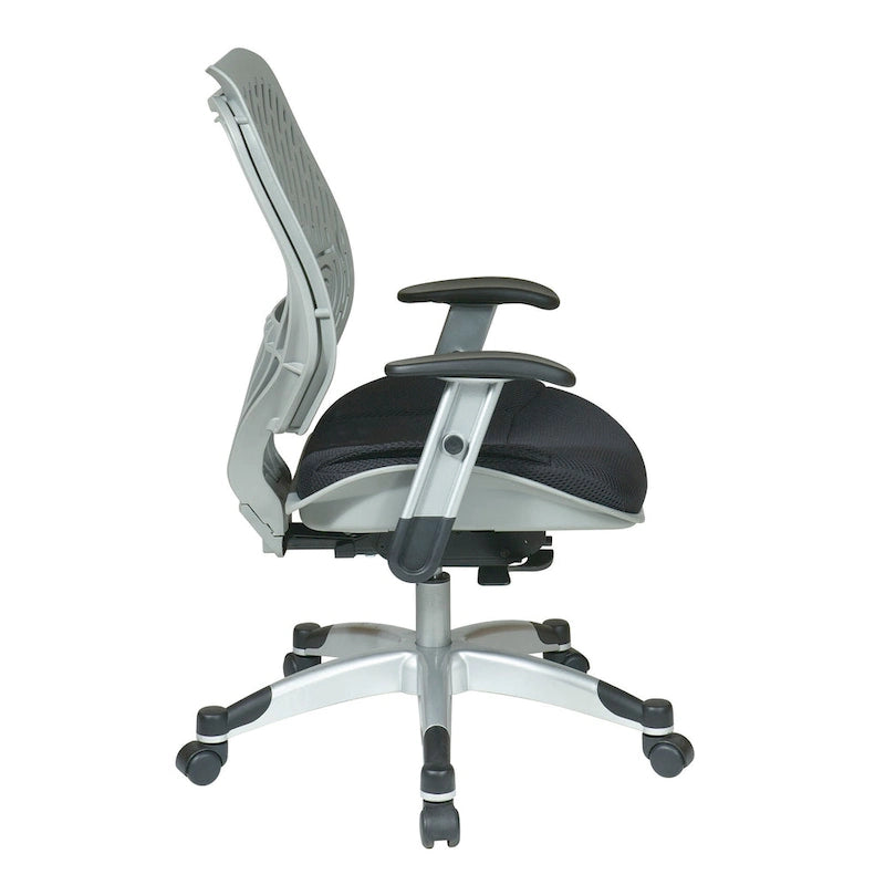 Self-Adjusting Ergonomic Office Chair with Flexible Back