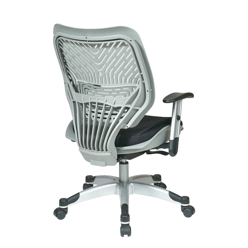 Self-Adjusting Ergonomic Office Chair with Flexible Back